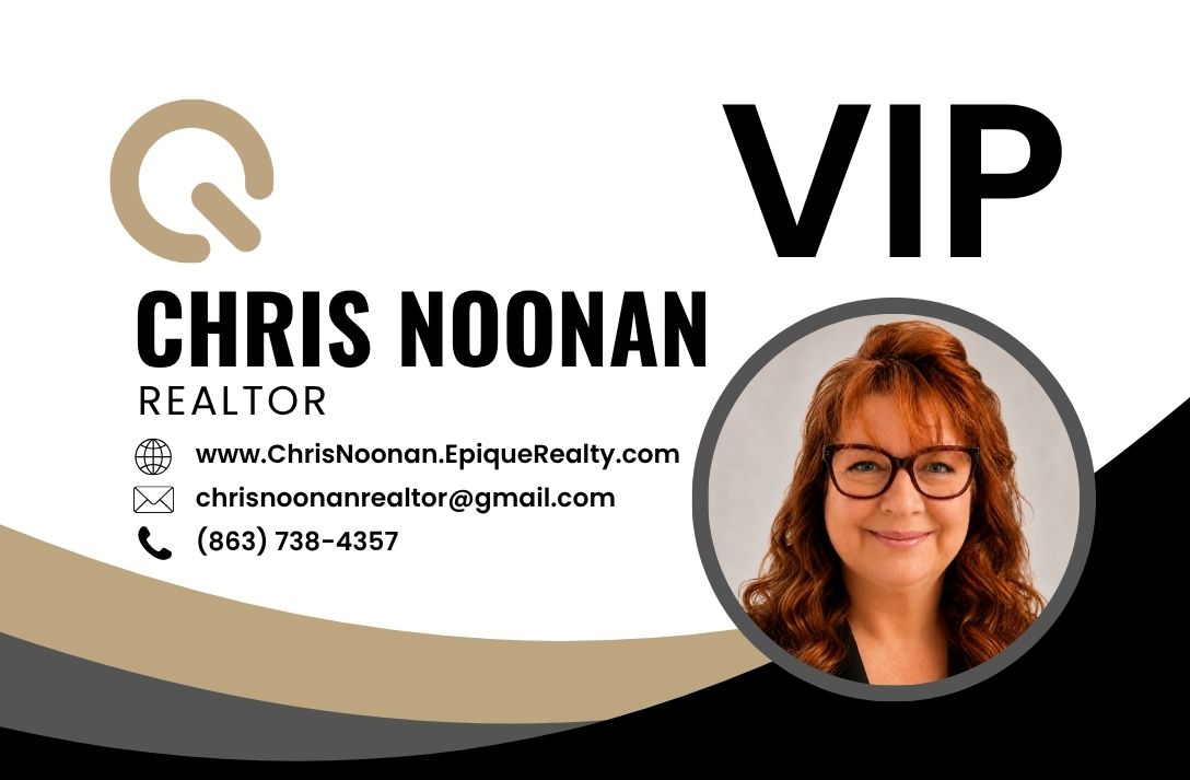 VIP card for an Epique Realty agent